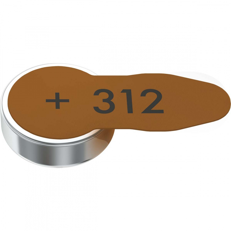 Varta Sinkki-Ilma Paristo PR41 Tyyppi 312 | 1.45 V DC | 6 - Läpipainopakkaus | Kuulolaite | Ruskea Varta Sinkki-Ilma Paristo PR41 Tyyppi 312 | 1.45 V DC | 6 - Läpipainopakkaus | Kuulolaite | Ruskea