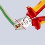 KNIPEX Sivuleikkurit VDE 160 mm
