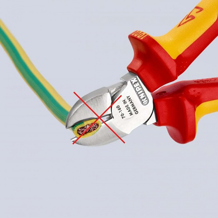 KNIPEX Sivuleikkurit VDE 160 mm