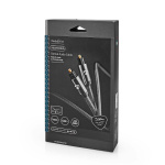 Nedis Optinen Audiokaapeli | TosLink uros | TosLink uros | 5.00 m | Pyöreä | Punottu | Gun Metal Harmaa | Laatikko kannella ja ikkunalla Nedis Optinen Audiokaapeli | TosLink uros | TosLink uros | 5.00 m | Pyöreä | Punottu | Gun Metal Harmaa | Laatikko kannella ja ikkunalla