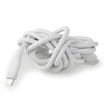 Nedis Lightning Kaapeli | USB 2.0 | Apple Lightning 8-Pin | USB-C™ Uros | 480 Mbps | Niklattu | 1.50 m | Pyöreä | Silikoni | Valkoinen | Laatikko