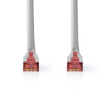 Nedis CAT6 Verkkokaapeli | RJ45 uros | RJ45 uros | SF/UTP | 2.00 m | Pyöreä | PVC | Harmaa | Label Nedis CAT6 Verkkokaapeli | RJ45 uros | RJ45 uros | SF/UTP | 2.00 m | Pyöreä | PVC | Harmaa | Label