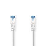 Nedis CAT6a verkkokaapeli | S/FTP | RJ45 uros | RJ45 uros | 3.00 m | Snagless | Pyöreä | LSZH | Valkoinen | Label Nedis CAT6a verkkokaapeli | S/FTP | RJ45 uros | RJ45 uros | 3.00 m | Snagless | Pyöreä | LSZH | Valkoinen | Label