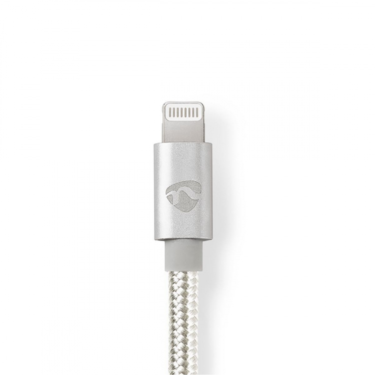 Nedis Lightning Kaapeli | USB 2.0 | USB-C™ Uros | Apple Lightning 8-Pin | 480 Mbps | Kullattu | 2.00 m | Pyöreä | Nailon / Punottu | Alumiini | Laatikko kannella ja ikkunalla