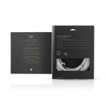 Nedis CAT6a verkkokaapeli | S/FTP | RJ45 uros | RJ45 uros | 10.0 m | Snagless | Pyöreä | Punottu / PVC | Hopea | Laatikko kannella ja ikkunalla