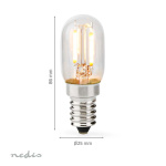 Nedis Liesituulettimen Lamppu | LED | E14 | 2 W | T25