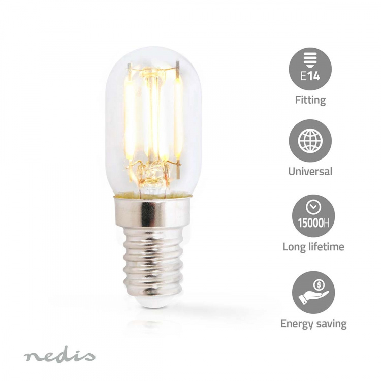 Nedis Jääkaapin Lamppu | LED | E14 | 1.5 W | T22