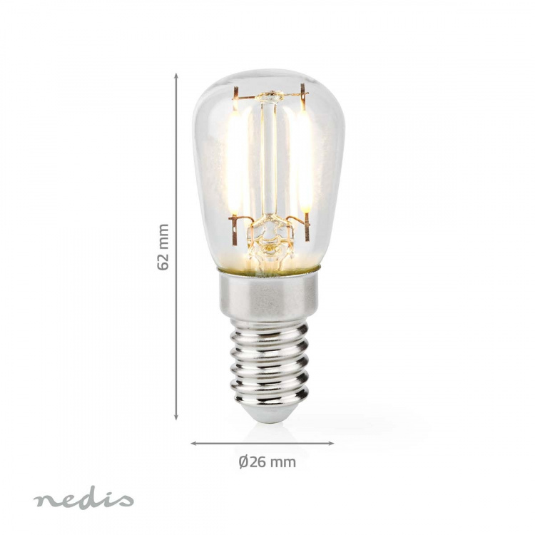 Nedis Jääkaapin Lamppu | LED | E14 | 2 W | T26