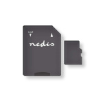 Nedis microSD-muistikortti | microSDXC | 128 GB | Kirjoitusnopeus: 50 MB/s | Lukunopeus: 100 MB/s | UHS-I | SD adapteri sisältyy Nedis microSD-muistikortti | microSDXC | 128 GB | Kirjoitusnopeus: 50 MB/s | Lukunopeus: 100 MB/s | UHS-I | SD adapteri sisältyy
