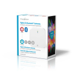 Nedis SmartLife Yhdyskäytävä | Bluetooth® / Zigbee 3.0 | 50 Laitetta | Verkkovirtakäyttöinen | Android™ / IOS | Valkoinen