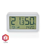 Nedis SmartLife-ilmastoanturi | Zigbee 3.0 | Paristokäyttöinen | Android™ / IOS | Valkoinen Nedis SmartLife-ilmastoanturi | Zigbee 3.0 | Paristokäyttöinen | Android™ / IOS | Valkoinen