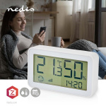 Nedis SmartLife-ilmastoanturi | Zigbee 3.0 | Paristokäyttöinen | Android™ / IOS | Valkoinen Nedis SmartLife-ilmastoanturi | Zigbee 3.0 | Paristokäyttöinen | Android™ / IOS | Valkoinen