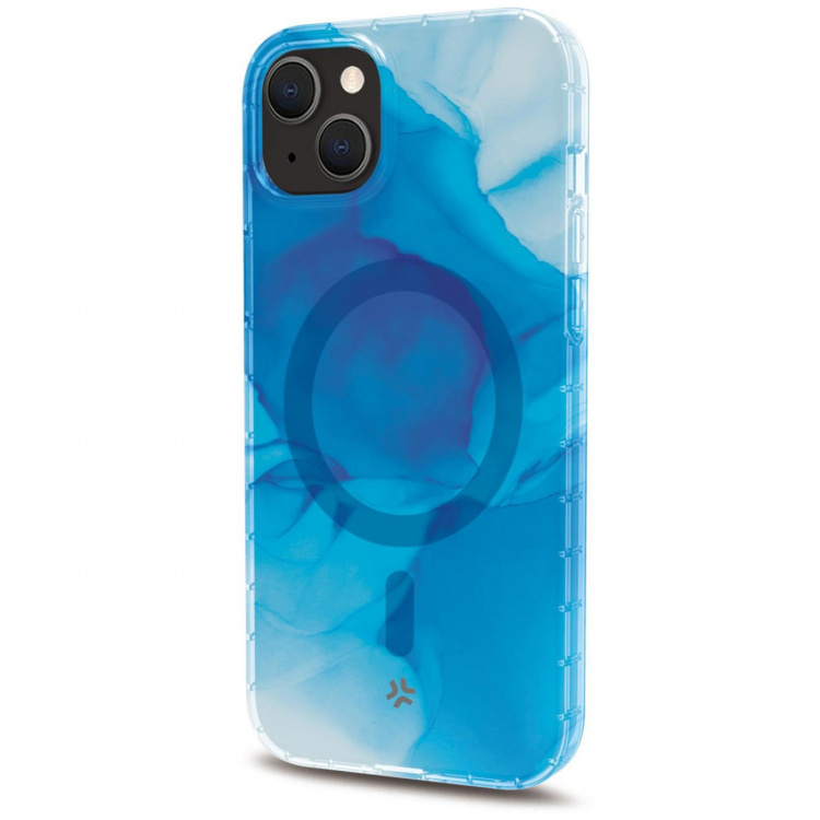 Celly Magshades TPU Cover MagSafe iPhone 15 Blå 