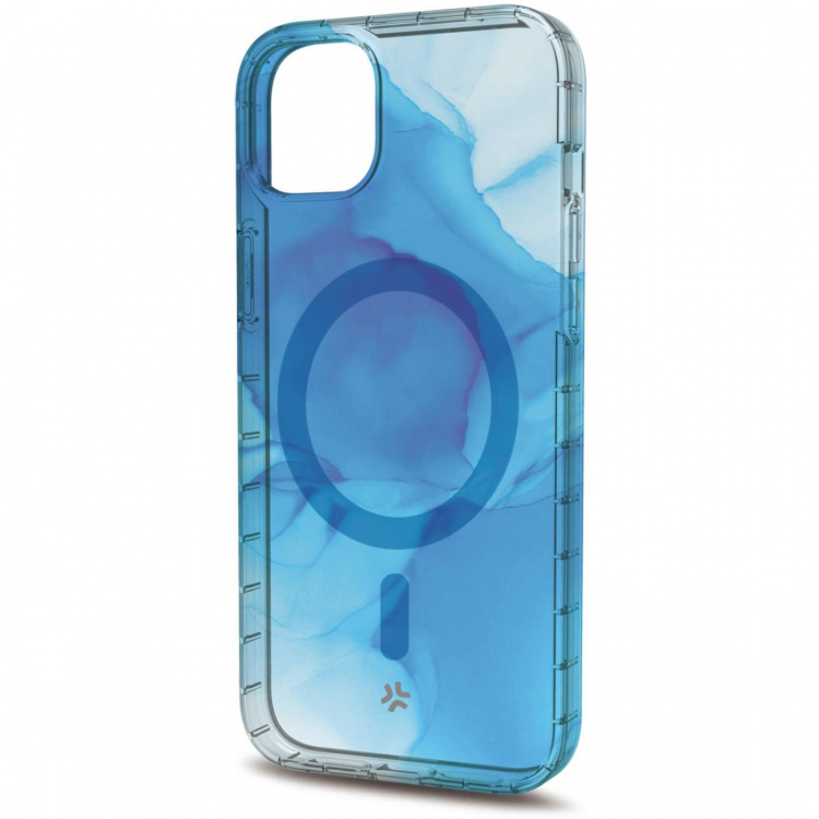 Celly Magshades TPU Cover MagSafe iPhone 15 Blå 