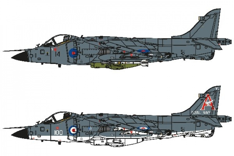 AIRFIX Bae Sea Harrier FRS1 1/72