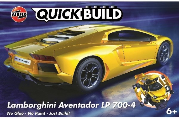 AIRFIX Quickbuild Lamborghini Aventsdor, yellow AIRFIX Quickbuild Lamborghini Aventsdor, yellow