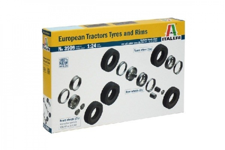 ITALERI 1:35 EUROPEAN TYRES and RIMS