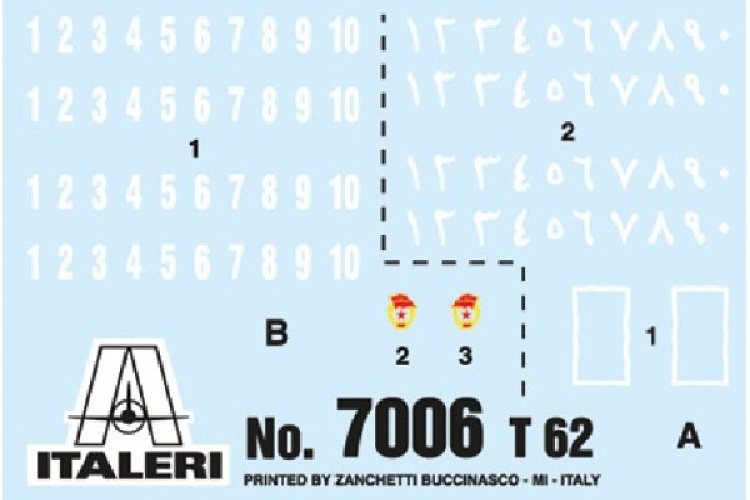 ITALERI 1:72 T-62 ITALERI 1:72 T-62