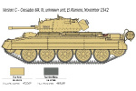ITALERI 1:35 Crusader Mk.III & British Tank Crew ITALERI 1:35 Crusader Mk.III & British Tank Crew