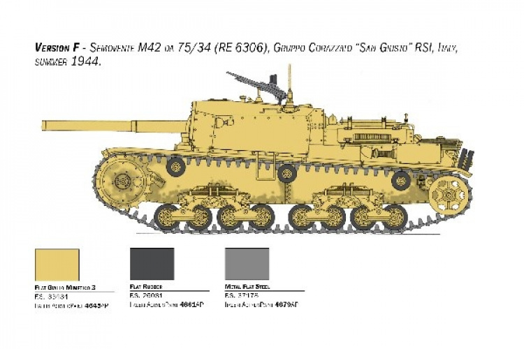 ITALERI 1:35 Semovente M42 da 75/34