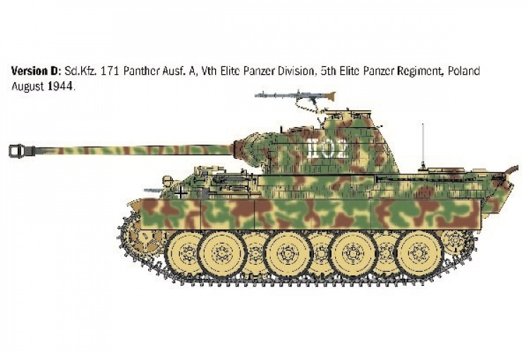 ITALERI 1:35 Sd.Kfc 171 Panther Ausf A ITALERI 1:35 Sd.Kfc 171 Panther Ausf A