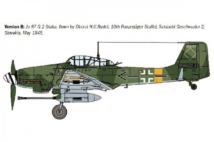 ITALERI 1:72 Junker Ju-87G-2 Kanonenvogel ITALERI 1:72 Junker Ju-87G-2 Kanonenvogel
