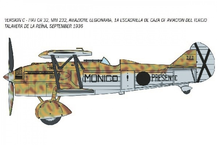 ITALERI 1:72 Fiat CR 32 Freccia ITALERI 1:72 Fiat CR 32 Freccia