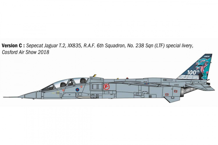 ITALERI 1:72 Sepecat Jaguar T.2 ITALERI 1:72 Sepecat Jaguar T.2