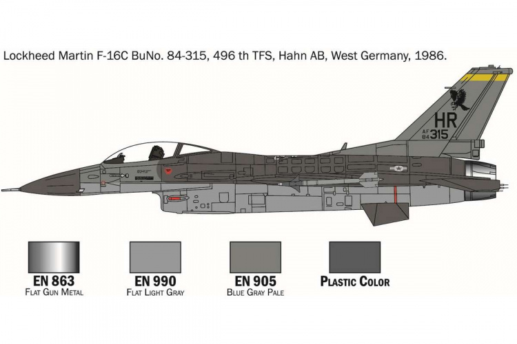 ITALERI 1:72 Complete modeling set F-16 C/D Night Falcon ITALERI 1:72 Complete modeling set F-16 C/D Night Falcon