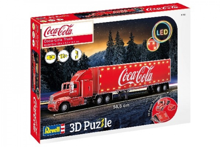 Revell 3D Puzzle Coca-Cola Truck LED