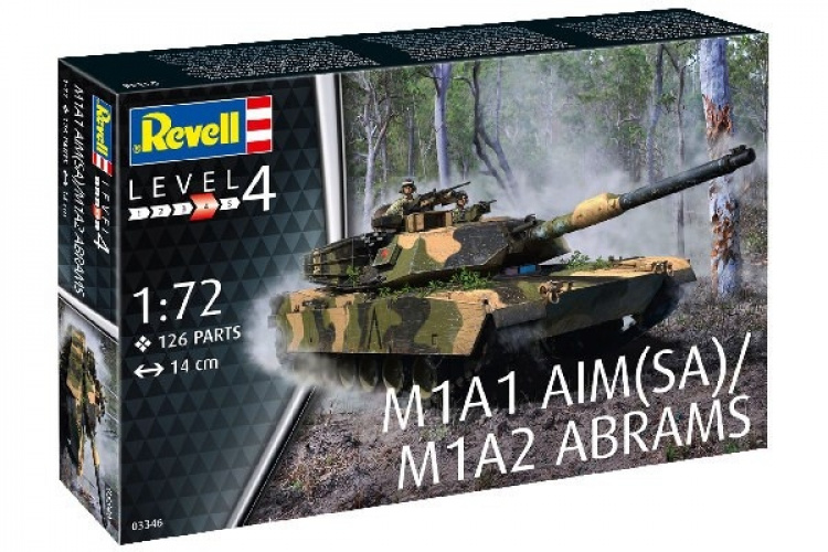 Revell M1A2 Abrams Tank 1:72 Revell M1A2 Abrams Tank 1:72