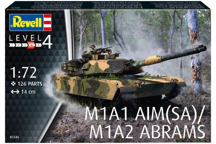 Revell M1A2 Abrams Tank 1:72 Revell M1A2 Abrams Tank 1:72