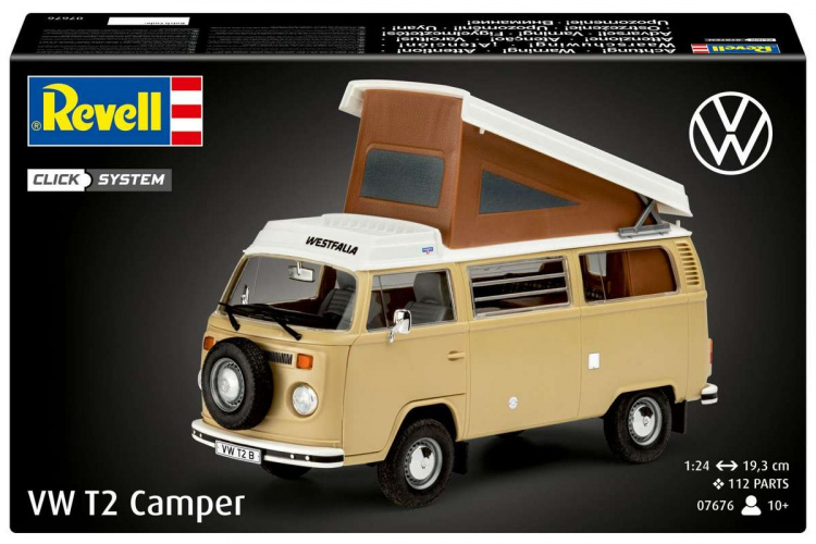Revell 1:24 VW T2 Camper (easy click) model kit