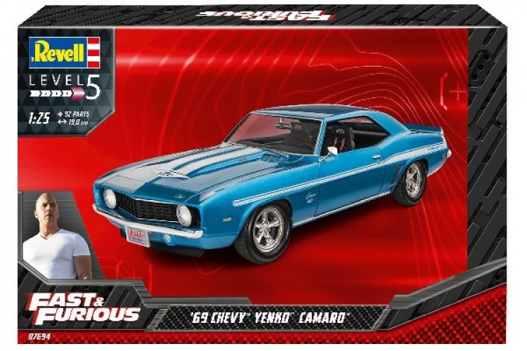 Revell Fast & Furious 1969 Chevy Camaro Yenko 1:25