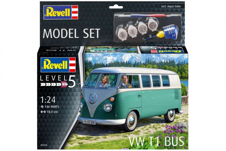 Revell Model Set VW T1 BusL381A 1:24 Revell Model Set VW T1 BusL381A 1:24