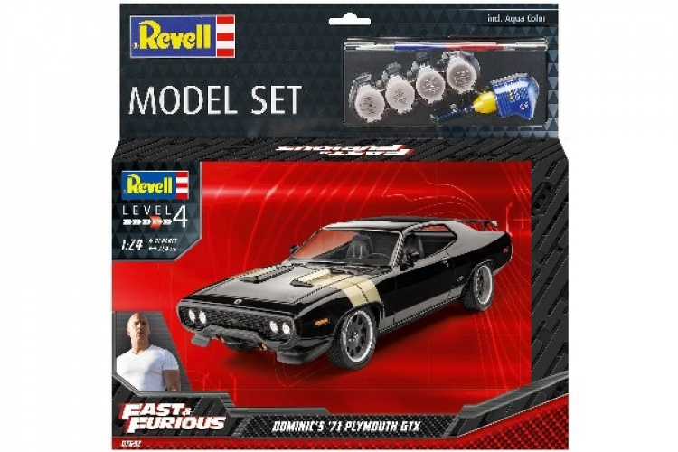 Revell Model Set Fast & Furious Dominic\'s 1971 Plymouth