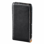 Hama Mobil Laukku Nokia X7 Flip-Front Musta Nahkaa