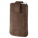 Hama Mobilväska Chic Mörkbrun Medium