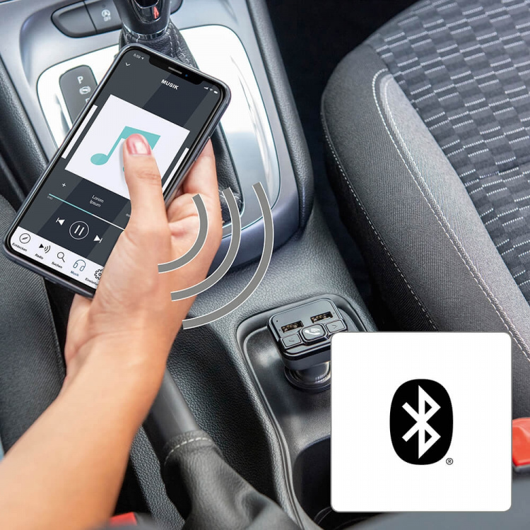 HAMA FM-transmitter Bluetooth Hands-Free