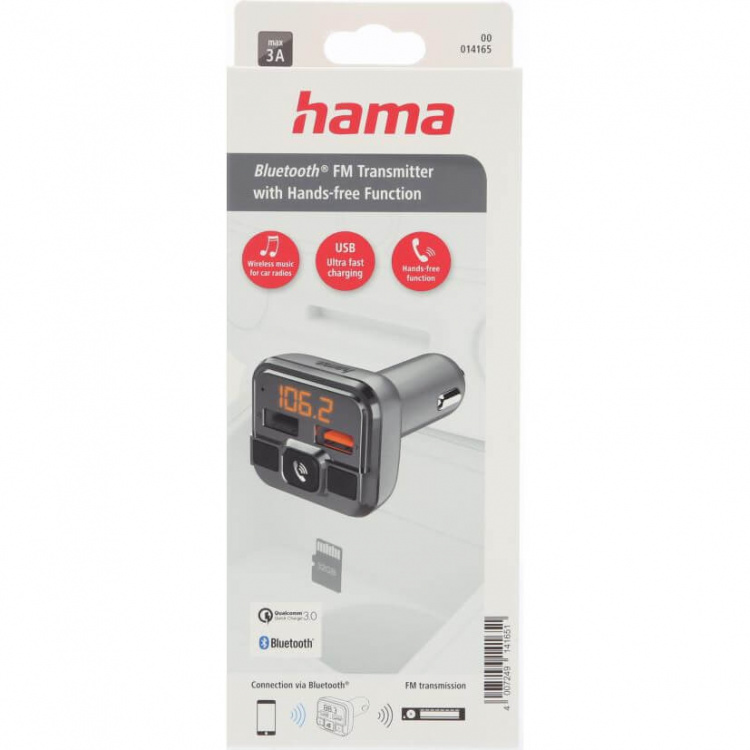 HAMA FM-transmitter Bluetooth Hands-Free