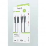 Hama Cable Audio 2 RCA Plugs - 2 RCA Plugs 3.0m Hama Cable Audio 2 RCA Plugs - 2 RCA Plugs 3.0m