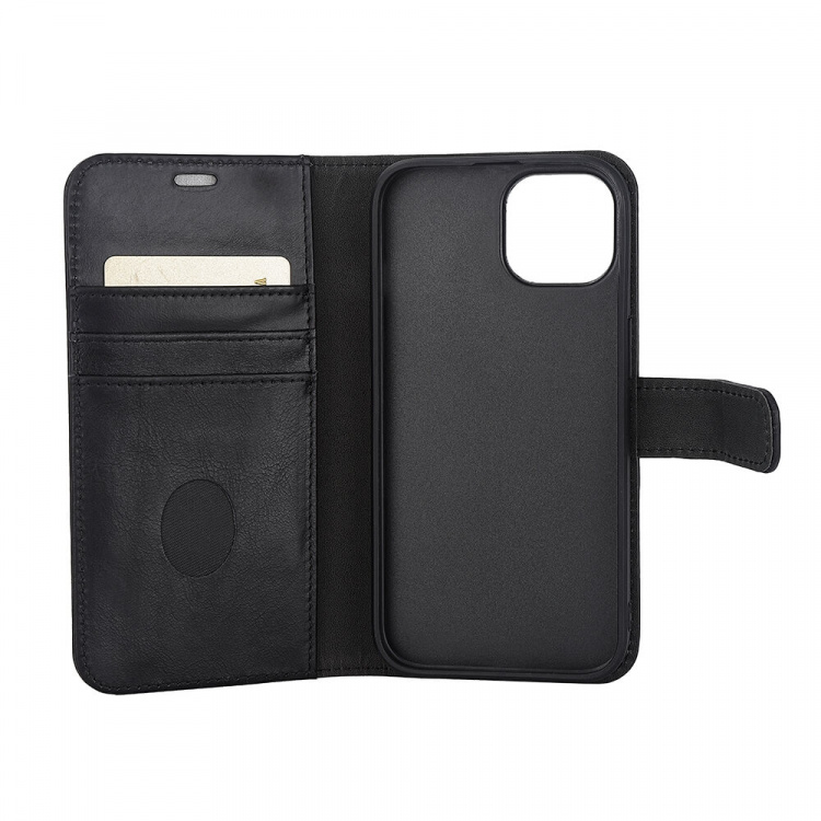RADICOVER 2in1 Anti Radiation RFID 3 card MagS iPhone 15 Black Leather RADICOVER 2in1 Anti Radiation RFID 3 card MagS iPhone 15 Black Leather