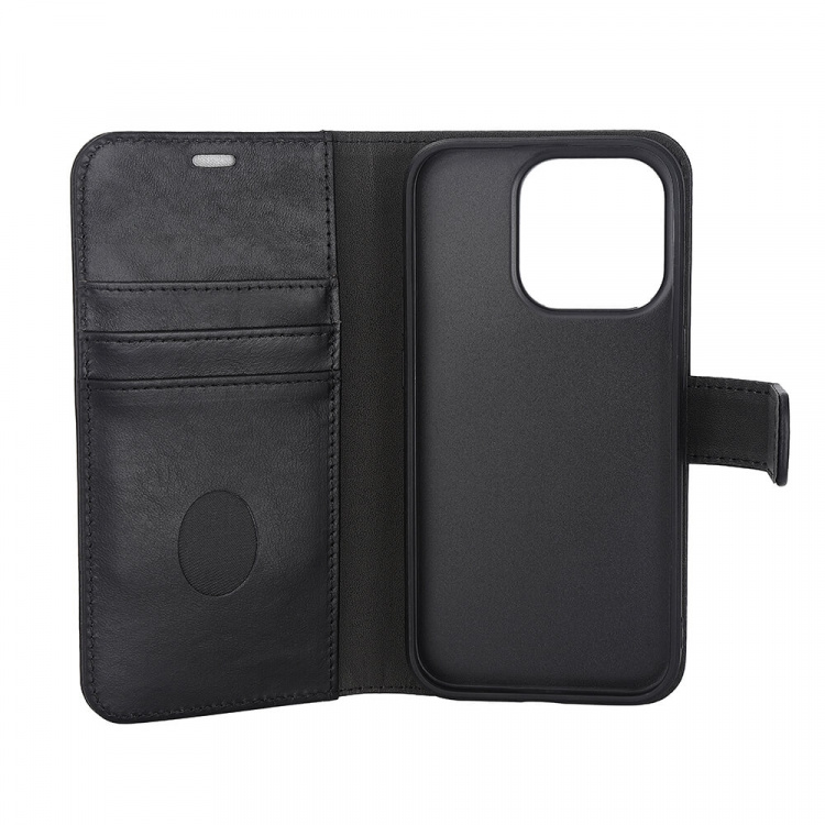 RADICOVER 2in1 Anti Radiation RFID 3 card MagS iPhone 15 Pro Black Leather RADICOVER 2in1 Anti Radiation RFID 3 card MagS iPhone 15 Pro Black Leather