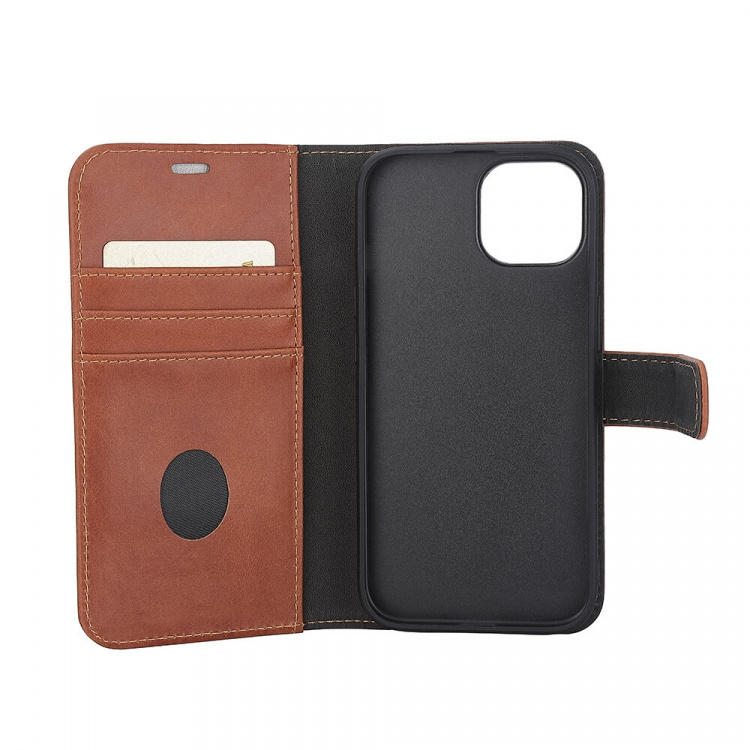 RADICOVER 2in1 Anti Radiation RFID 3 card MagS iPhone 15 Brown Leather RADICOVER 2in1 Anti Radiation RFID 3 card MagS iPhone 15 Brown Leather