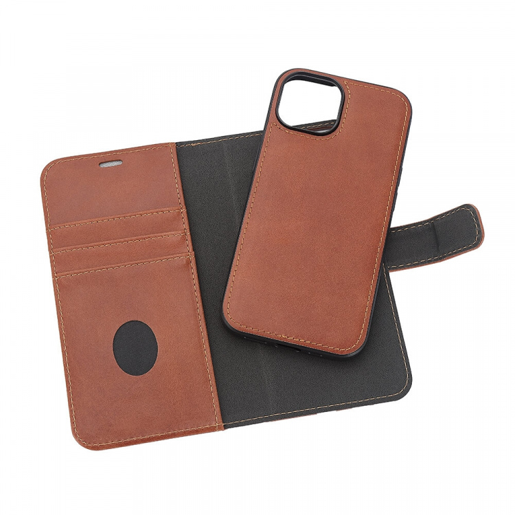 RADICOVER 2in1 Anti Radiation RFID 3 card MagS iPhone 15 Brown Leather RADICOVER 2in1 Anti Radiation RFID 3 card MagS iPhone 15 Brown Leather