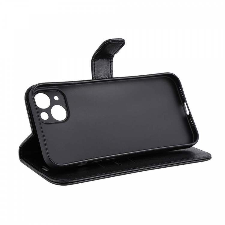 RADICOVER Flipcov Anti Radiation RFID 3 card MagS iPhone 15 Plus Black PU