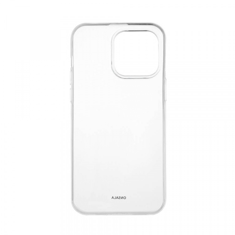 ONSALA Back Recycled Clear Case TPU iPhone 15 Pro Max Clear ONSALA Back Recycled Clear Case TPU iPhone 15 Pro Max Clear