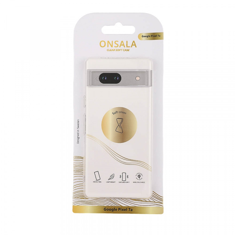 Onsala Back Recycled Clear Case TPU Google Pixel 7a