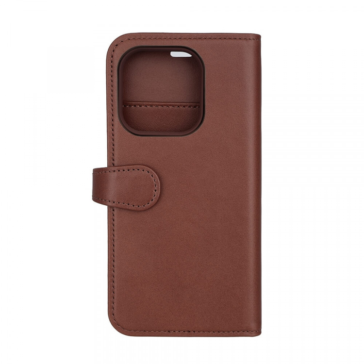Buffalo 2in1 Leather 3 card MagSeries iPhone 15 Pro Brown