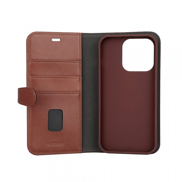 Buffalo 2in1 Leather 3 card MagSeries iPhone 15 Pro Brown Buffalo 2in1 Leather 3 card MagSeries iPhone 15 Pro Brown